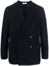 Boglioli Double-breasted Buttoned Blazer In Blue