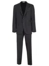 Boglioli Men's Mini Square Pattern Suit In Gray