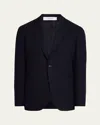 Boglioli Wool & Cotton Sport Coat In Navy