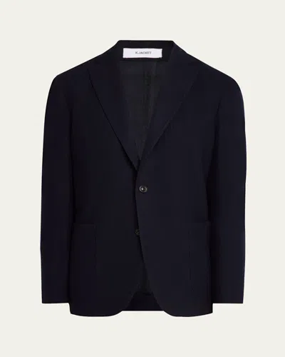 BOGLIOLI MEN'S SOLID WOOL SPORT COAT