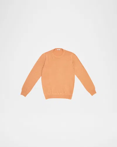 BOGLIOLI MEN'S VIRGIN WOOL SOLID CREWNECK SWEATER