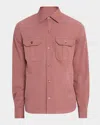 Boglioli Twill Shirt In Pink