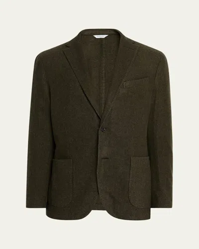 Boglioli Men's Wool Notch Lapel Single-breasted Sport Coat In Brown