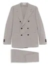 Boglioli Micro-pattern Suit In Brown