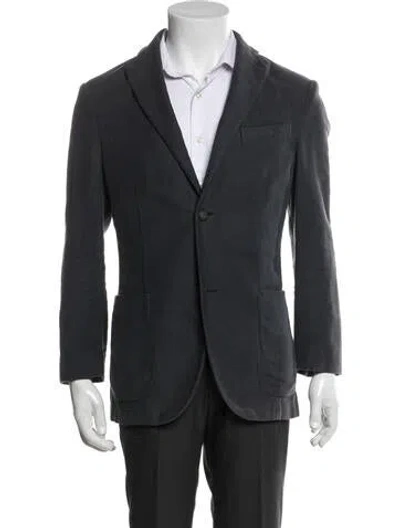 Pre-owned Boglioli Moto Jacket In Gray