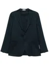 Boglioli Navy Blue Cotton Jacket In Blue