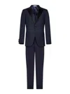 Boglioli Navy Blue Suit In Virgin Wool In Blue