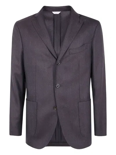 Boglioli Notched Jacket In Blue