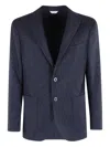 Boglioli Notched-lapel Two-button Jacket In Blue