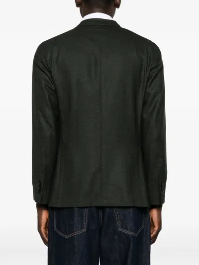 Boglioli Notched-lapels Single-breasted Blazer In Green