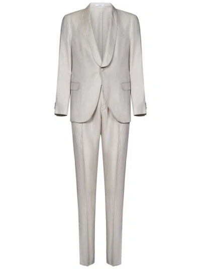 Boglioli Off-white Linen Suit