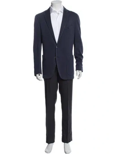 Pre-owned Boglioli Overcoat In Blue