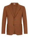 Boglioli Patch-pocket Blazer In Brown