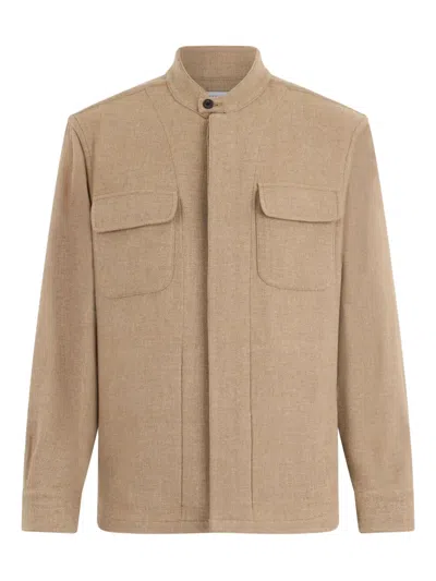 Boglioli Patch-pocket Jacket In Brown