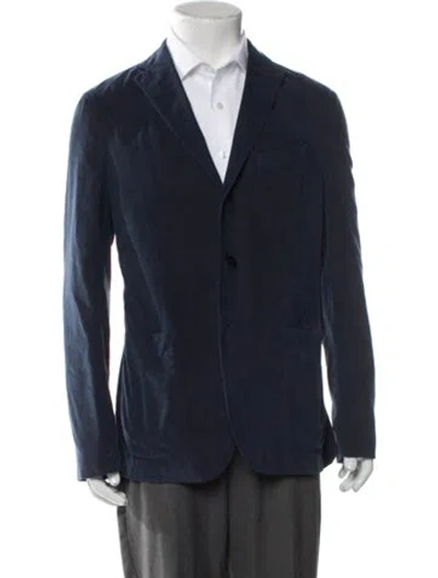 Pre-owned Boglioli Peacoat In Blue