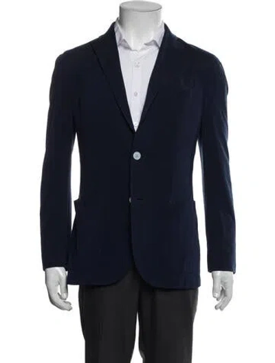 Pre-owned Boglioli Peacoat In Blue