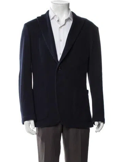 Pre-owned Boglioli Peacoat In Blue