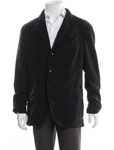 Pre-owned Boglioli Peacoat In Gray