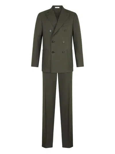 Boglioli Peak-lapels Suit In Green