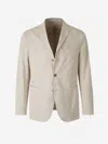 Boglioli Single-breasted Blazer In Beige