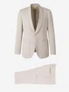 Boglioli Shawl-collar Suit In Beige