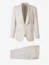 Boglioli Shawl-collar Suit In Beige