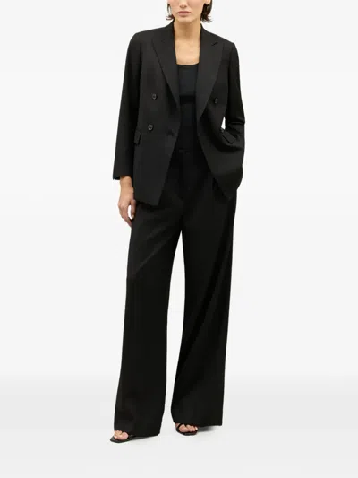 Boglioli Pleated Trousers In Black