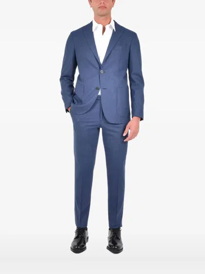 Boglioli Pocket Suit In Blue