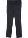 Boglioli Pressed-crease Straight-leg Trousers In Blue
