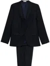 Boglioli Prince Of Wales-pattern Suit In Blue
