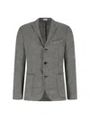 Boglioli Single-breasted Blazer - Black In Black