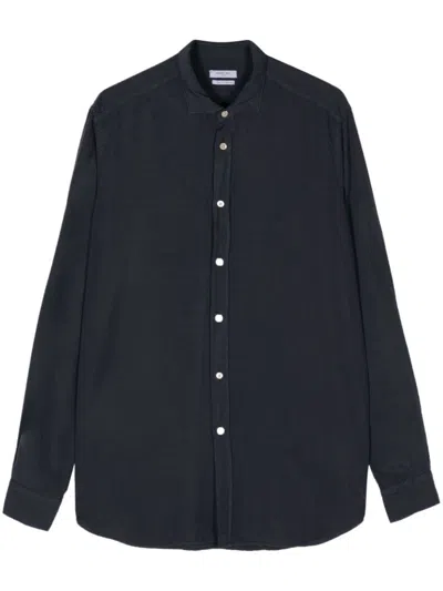 Boglioli Spread-collar Long-sleeve Shirt In Blue