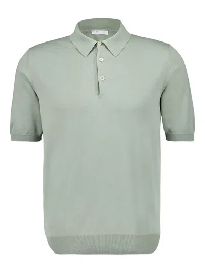 Boglioli Ribbed Hem Polo Shirt