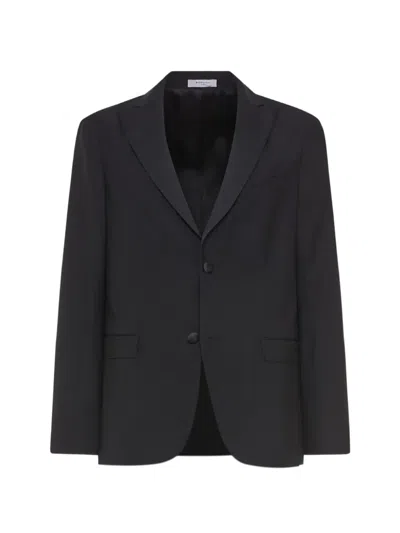 Boglioli Satin-lapel Tuxedo In Black