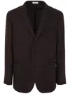 Boglioli Shetland Blazer In Brown