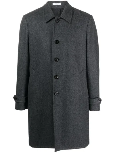 Boglioli Shirt Neck Coat Clothing In Grey