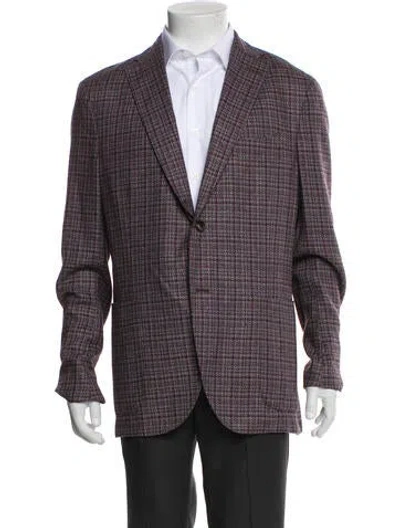 Pre-owned Boglioli Silk Blazer In Purple