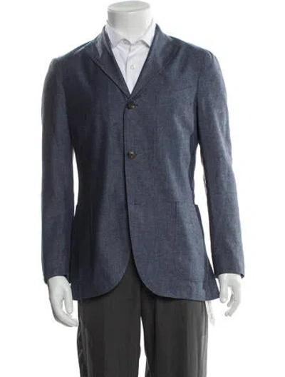Pre-owned Boglioli Silk Sport Coat In Blue