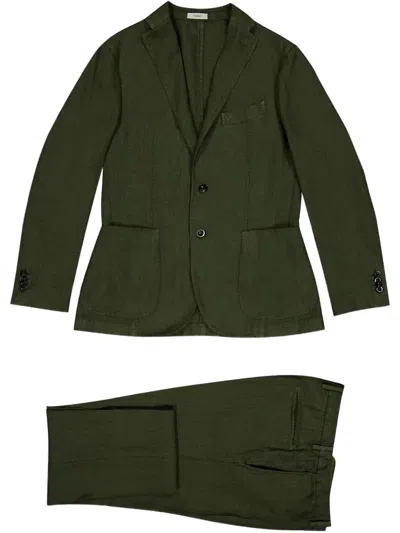 Boglioli Single-breast Suit In Green