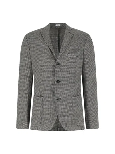 BOGLIOLI SINGLE-BREASTED BLAZER - BLACK