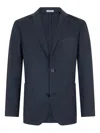 Boglioli Garment Dyed Cashmere Silk K-jacket In 蓝色