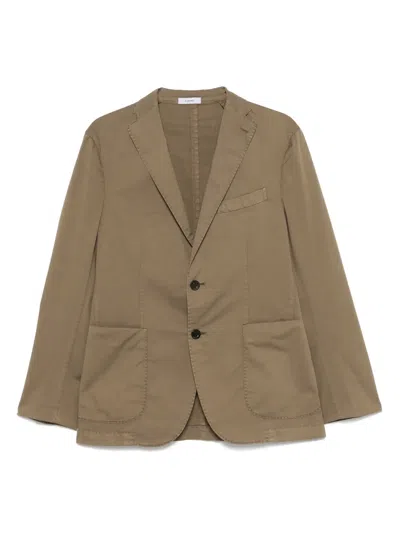 Boglioli K-jacket Single-breasted Blazer In Green