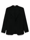 Boglioli Black Wool Single-breasted Jacket