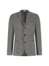 Boglioli Single-breasted Blazer - Black In Black  