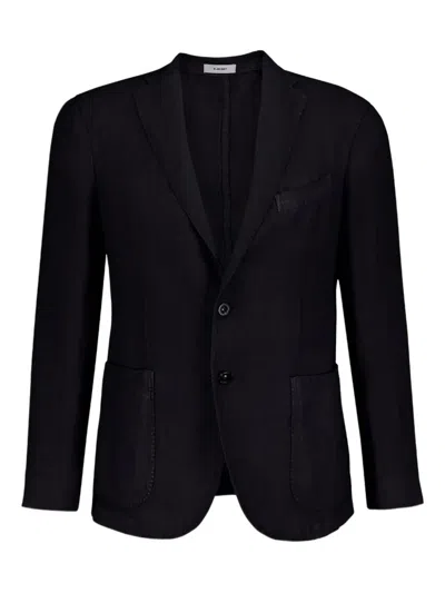 Boglioli Single-breasted Blazer In Black