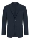 Boglioli Garment Dyed Cashmere Silk K-jacket In Blau