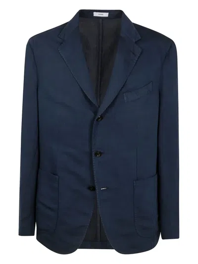 Boglioli Single-breasted Blazer In Blue