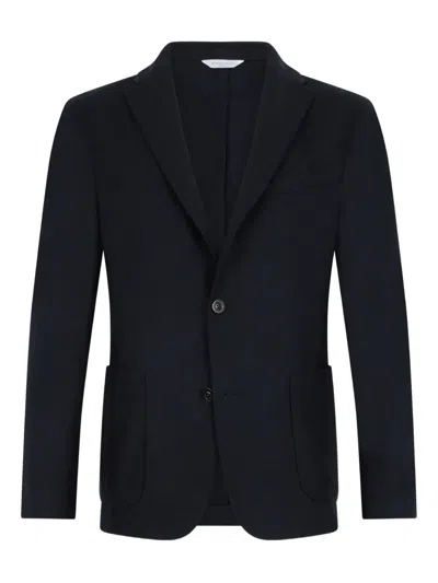 Boglioli High Performance Wool K-jacket In Blue