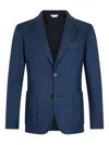 Boglioli Single-breasted Blazer In Blue