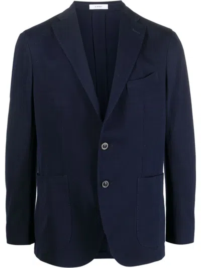 Boglioli Single-breasted Blazer In Blue
